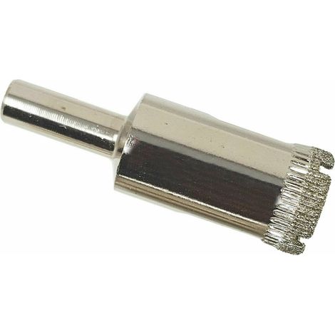 PUNTA FRESA CERAMICA DIAMANTATA VETRO FORO MARMO DIAMANTE TRAPANO 18 MM 5NZO