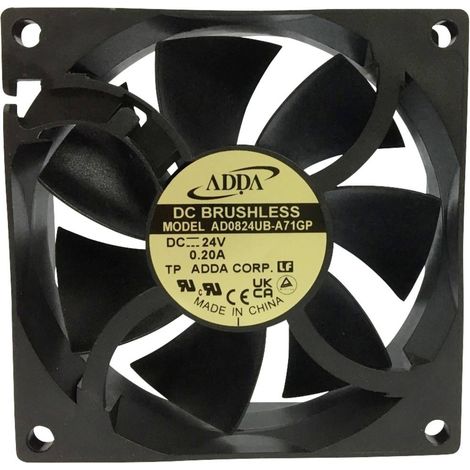 ADDA AD0824UB-A71GP Ventola assiale 24 V/DC (L x L x A) 80 x 80 x 25 mm