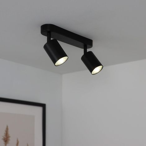 LED Deckenstrahler GU10 schwenkbar - Farbe: schwarz - Ausführung: 2 flammig (1/5)