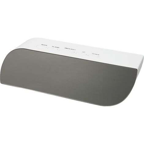 Réveil miroir multifonctionnel à LED, réveil numérique pour chambre ou table de chevet (1/5)