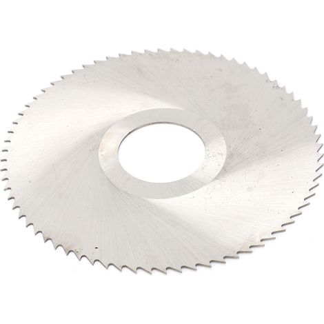 Disque de scie circulaire en acier rapide, lame de 100 x 0,8 mm à 72 dents, pour acier, aluminium, fer, bois et plastique.