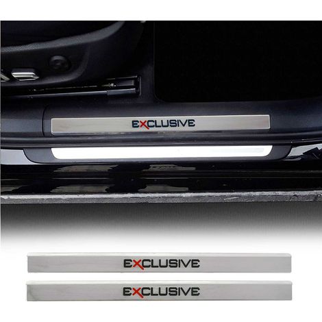 Protection Seuils de porte intérieur pour Audi A6 C7 2011-2018 inox chromé 2Pcs (1/5)