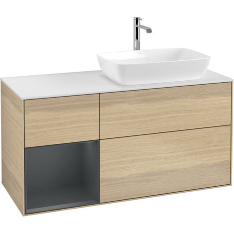 Villeroy & Boch F801HGPC Meuble sous-lavabo Finion F80 (1/2)