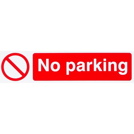 Scan 5056 No Parking - PVC 200 x 50mm SCA5056 (1/3)