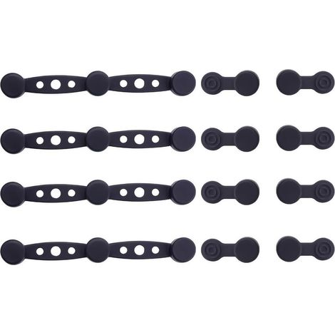 Ensemble de 4 anneaux magnétiques en silicone pour friteuses à air chaud, pour maintenir le papier sulfurisé en place Kit de 4 anneaux Empêche les feuilles de papier sulfurisé jetables de coller (1/5)