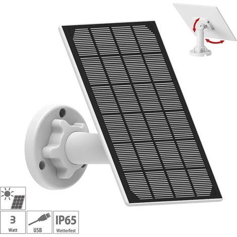 Pannello Solare da 3W per Telecamere a Batteria da Esterno (1/4)