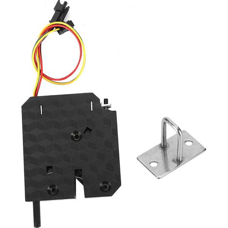 Ortviai Serrure Électrique 12 V avec Contacteur de Détection pour Armoires, Casiers et Boîtes aux Lettres – ABS (1/5)