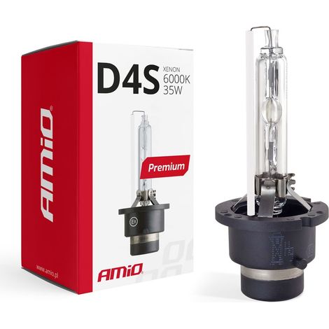 Bombilla de xenón D4S 6000K AMiO premium amio-01981 (1/2)