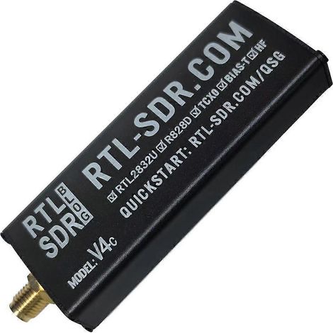 Blog RTL-SDR : Radio logicielle RTL SDR V4c R828D RTL2832U 1PPM TCXO SMA RTLDR (adaptateur uniquement) (USB-C) (1/5)