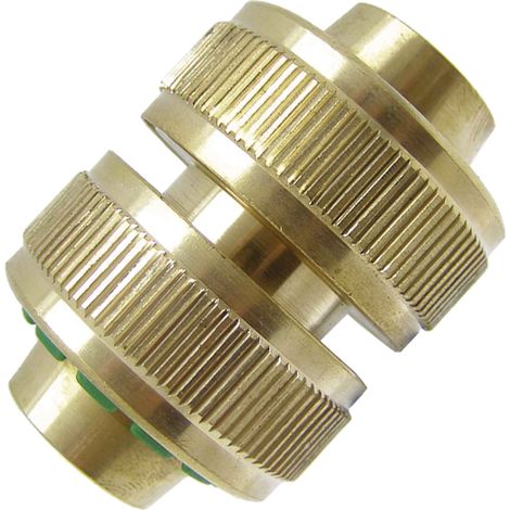 Connettore di riparazione per tubo flessibile in ottone da 3/4" di pollice (16-19 mm)