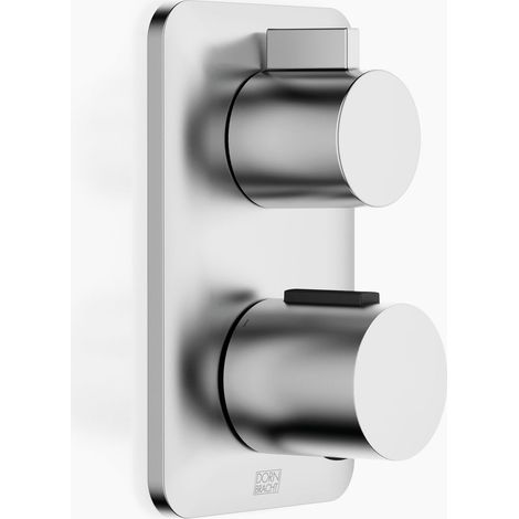 Thermostat encastré LISSÉ de Dornbracht avec réglage de débit à