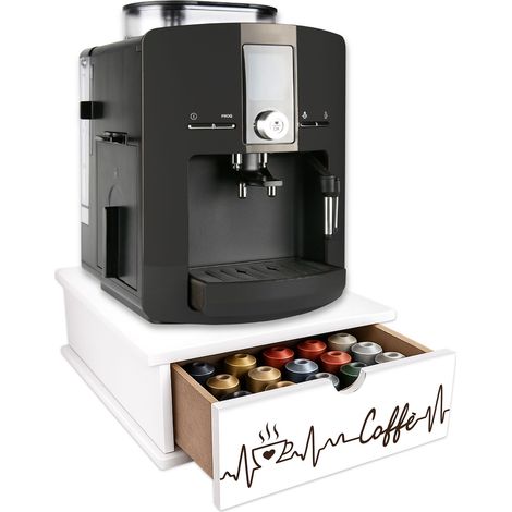 Lupia - Cassetto Porta Cialde Caffè e Porta Capsule 27x33x11 cm CAFFE' RHYTHM