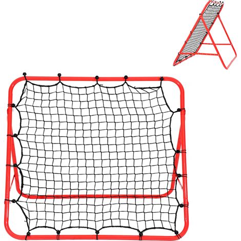 SWANEW Rebounder per calcio Pieghevole con rete in PE regolabile Per l'allenamento del calcio 103 x 100 cm (1/5)
