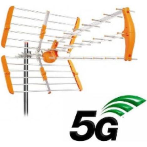 FPLUS antena triplex digital full hd 5g , Antena de alta ganancia (15dBi) de 35 elementos, especialmente diseñada para la recepción de señales de TDT en Alta Definición (HD)
Fabric