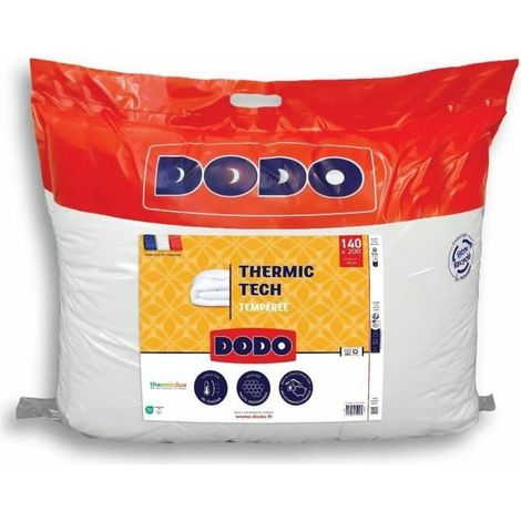 Piumone Temperato 250 g/m² - DODO - THERMIC TECH - 140 x 200 cm - Bianco (1/2)
