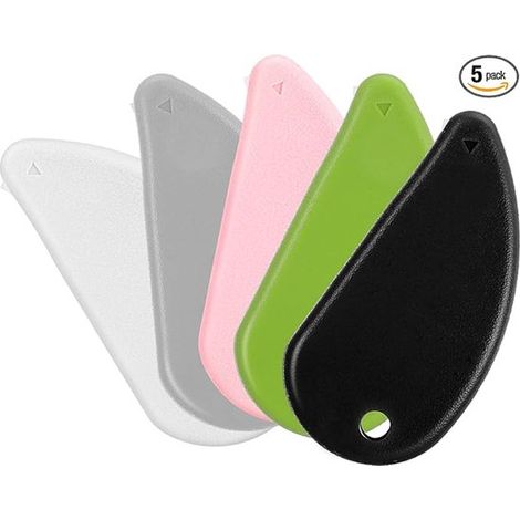 Mini cúter de 5 piezas, Cuchillo para cartón, Cortador cartón, Cerámica, Mini cúter Stanley, Mini cortador portátil, papel proyectos manualidades (1/5)