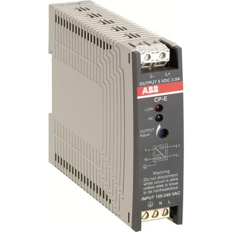 Alimentation à découpage Cp-E 5VDC/3.0A 1SVR427033R3000 ABB 242703330