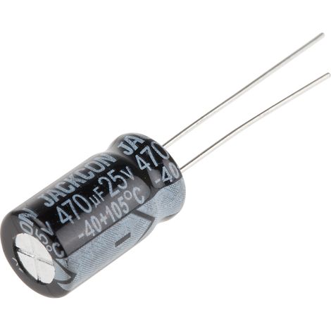 Condensateur RS PRO 470µF, 25V c.c.