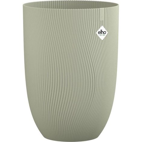 Pot de fleur haut - ELHO - Sereh Haut 40 - 50 L - Ø 39 x H 53 cm - Vert - Balcon/intérieur/extérieur (1/3)