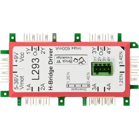 ALLNET ALL-BRICK-0442 BrickRknowledge Driver Puente H L293 Verde 10g (1/2)