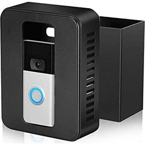 Support de sonnette vidéo pour portes d'appartement, sans perçage, dispositif antivol, appartement (1/5)