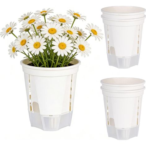Selbstbewässernder Blumentopf 5 teiliger Moderner Pflanztopf