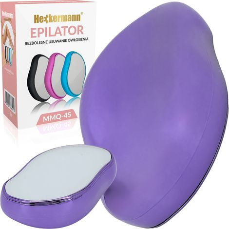 Piedra depilatoria Heckermann MMQ-45, color morado mate. (1/5)