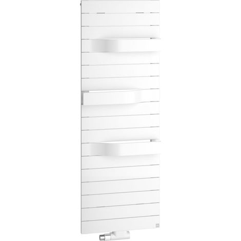 Kermi Tabeo Designheizkörper, Mittel- / Seitenanschluss, 1757x600 mm (HxL), weiß, TBN101800602MXK (1/5)