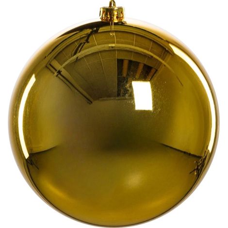 TrendLine Dekokugel Ø 20 cm Gold Weihnachtskugel Christbaumkugel (1/2)