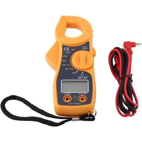 Pince ampèremétrique numérique, multimètre automatique professionnel, voltmètre AC/DC, ampèremètre, ohmmètre, écran LCD, étui multimètre numérique (1/5)