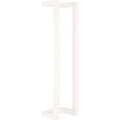 Maison Exclusive - Portasciugamani Bianco 23x18x90 cm in Legno Massello di Pino (1/5)