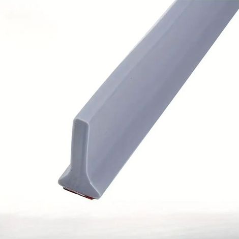 Wasserdichtes Dichtungsband für Badezimmer, selbstklebendes Silikon-Dichtungsband – 2 m x 1,6 mm x 30 mm – grau (1/5)