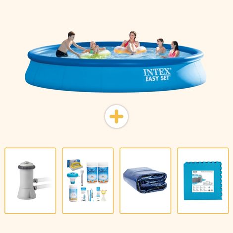 Intex Piscine Easy Set Ronde - 457x84 cm - 5-pièces S188 (1/5)