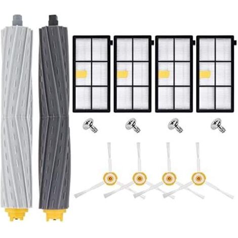 Kit Pièces Accessoires De Remplacement pour iRobot Roomba 800 900 Series 860 865 866 870 871 875 876 880 886 896 960 966 971 976 980 981 Brosses de Rechange Filtre Accessoires pour Aspirateur Roomba (1/5)