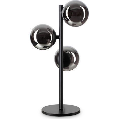Lampada Da Scrivania Contemporanea Perlage Metallo Nero 3 Luci G9 3W 3000K (1/2)