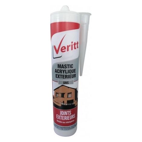 AUSSEN-ACRYLDICHTSTOFF 280ML VERITT WEISSE KARTUSCHE 061020