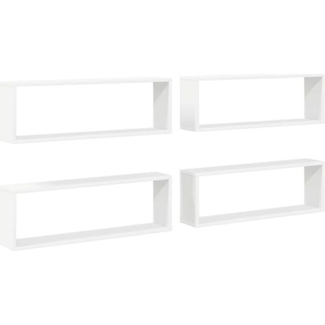 Maison Exclusive - Würfelregale 4 Stk. Weiß 80x15x26,5 cm Holzwer