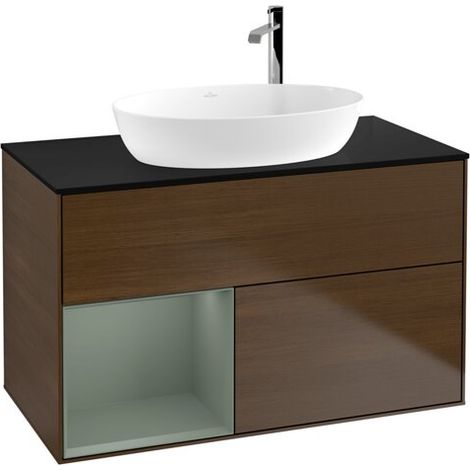 Villeroy & Boch F892GMGN Armoire sous-lavabo Finion F89 (1/2)