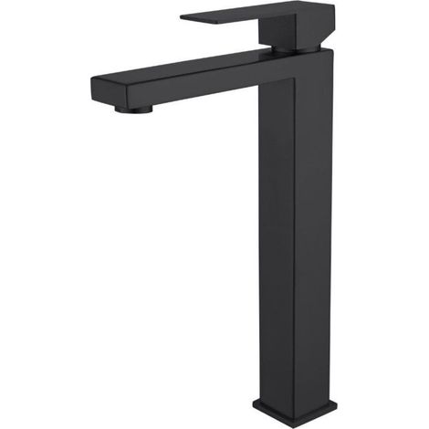 Bathroom faucet, single-hole bathroom faucet, aerator spout, modern commercial sink faucet with supply line