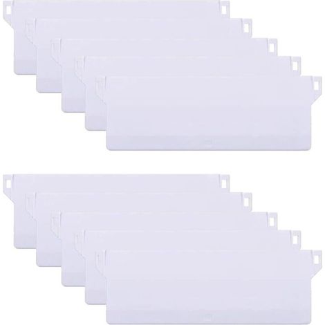 – Plaque de lestage pour store californien – Lot de 10 pièces 127mm – Plastique durable – Facile à installer – Pour stores verticaux blancs - 10PCS (1/5)