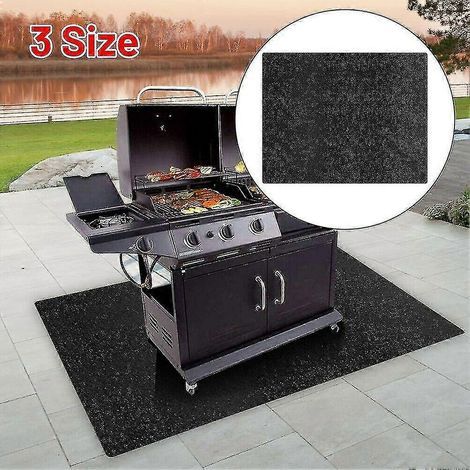 Protection anti-éclaboussures pour barbecue à gaz. protection pour terrasse. ignifugée (1/5)