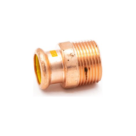 PrimaPress Copper Press Fitting 22x1" MI Coupler - WRAS Approved (1/3)
