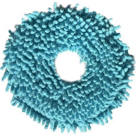 Replacement pads for Conga 11090 Spin Revolute Home&Wash robot vacuum cleaner, washable microfiber cloth refill, reusable floor cleaning pad
