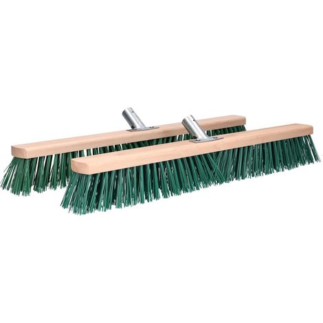 Brosse de Balayage de Rue et pavé, Balai de Rue 60 cm, pour Usage extérieur, Balai de Jardin (1/5)