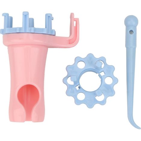 Máquina de tejer de doble cabezal, aguja para lana, herramienta de costura y manualidades.