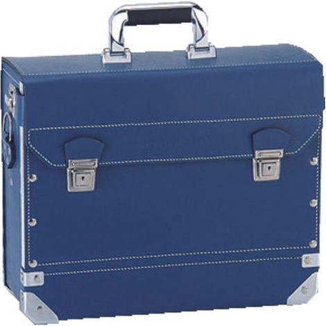 Klempnertaschen blaue Ledertasche mod. venere
