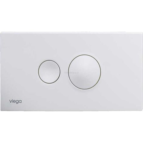 Viega 596316 Visign for Style 10 - Piastra di azionamento, colore: Bianco (1/5)