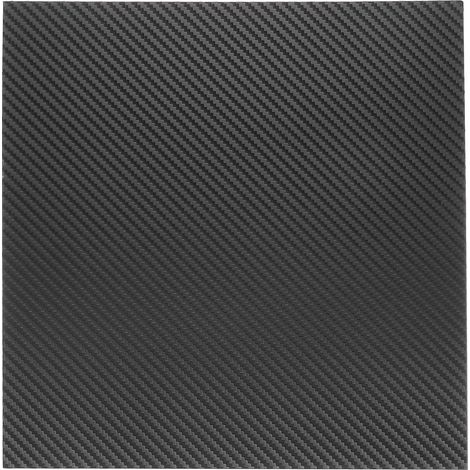 Plaque En ABS 12 x 12 Pouces, Plaques Plastiques Souples 1/16 Pouce D'Épaisseur Feuille Thermoplastique Avec Fibre De Carbone Noir Pour DIY Artisanat Décors 1Pc (1/5)