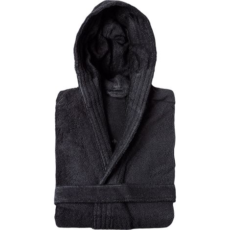 Peignoir adulte à capuche PURE Capuche Standard M