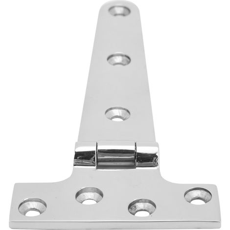 T-förmige Türscharniere aus Edelstahl, robuste Ersatzscharniere aus Metall für Boote (76 x 152 mm / 3,0 x 6,0 Zoll) (1/5)